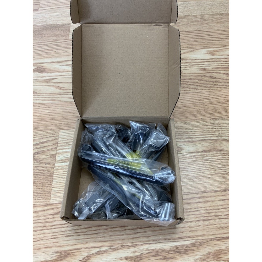 Kitchen Cabinet Square Drawer Pulls Black 10 Pk 5"‎ Center Hole